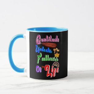 Taza La Gratitud Desbloquea La Plena Vida
