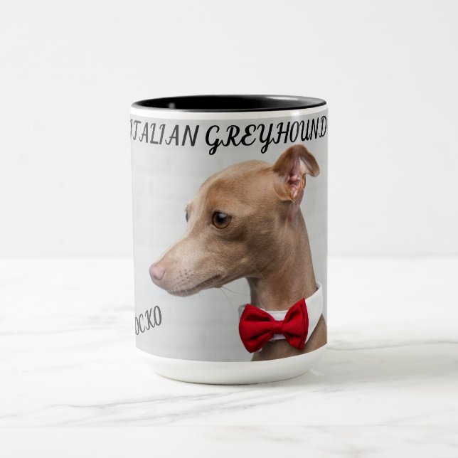 TAZA LA GREYHOUND ITALIANA COMBO DOS DIVERSOS MUG. JARR (Centro)