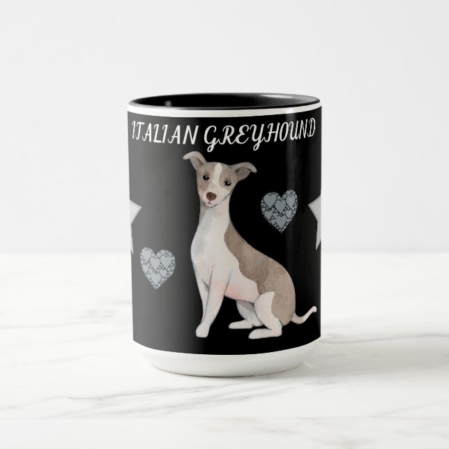 TAZA LA GREYHOUND ITALIANA COMBO DOS DIVERSOS MUG. JARR (Centro)