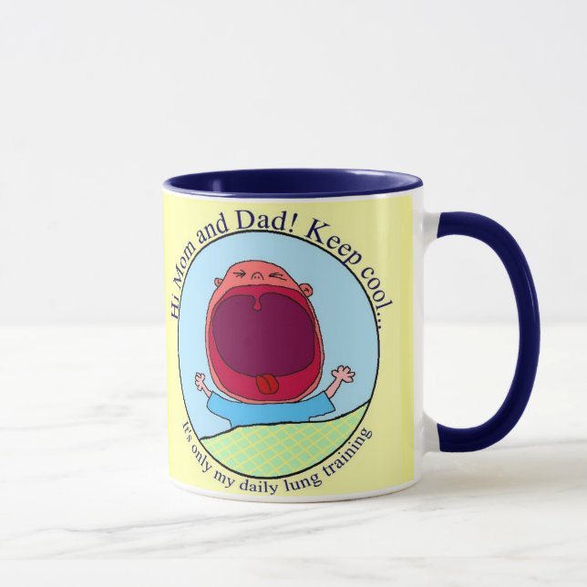 Taza La Guardar-Guay-Taza para subrayado hacia fuera (Derecha)