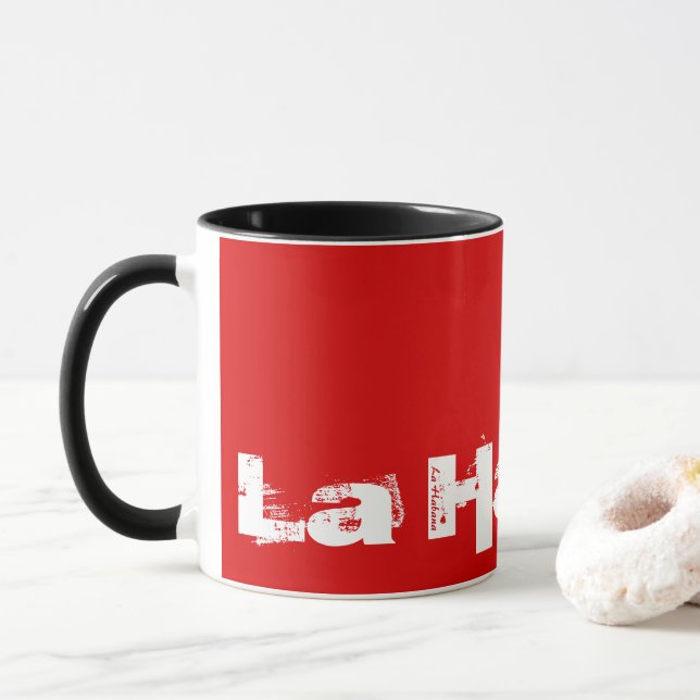 Taza La Habana - Guay Estilo urbano - Café Mug (Con donut)