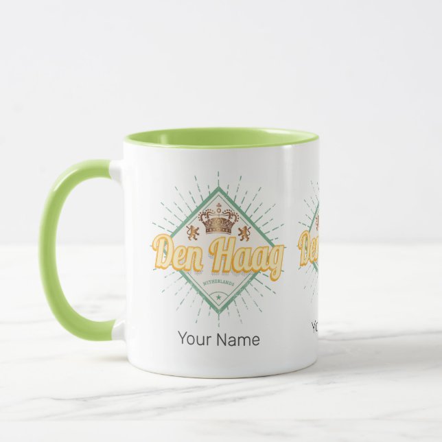 Taza La Haya City Holanda Retro Holland Vintage (Izquierda)