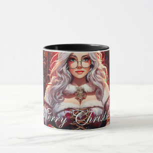 Taza La hermana más caliente de Santa - Feliz Navidad 0