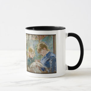 Taza La hija del artista, Julia, con su niñera