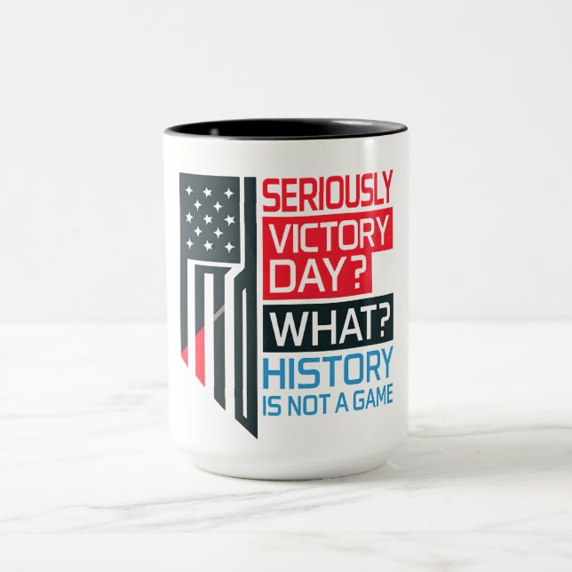 Taza La historia importa - Audaz Declaración política A (Centro)