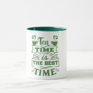 Taza la hora del té es la mejor - Sip y Savor /green/