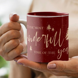 Taza La Hora Más Maravillosa Del Año Navidades De Oro R