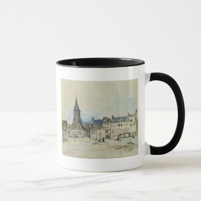 Taza La iglesia de Sainte-Catherine, Honfleur, 1864 (Derecha)