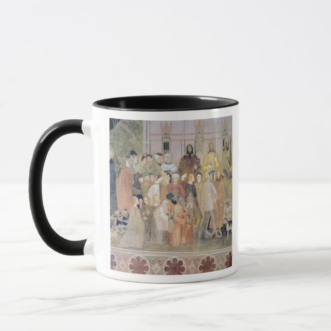 Taza La iglesia militante y triunfante, detalle, de t (Izquierda)