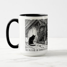 Taza La imagen del gato de Dorian