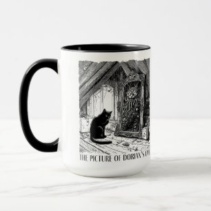 Taza La imagen del gato de Dorian