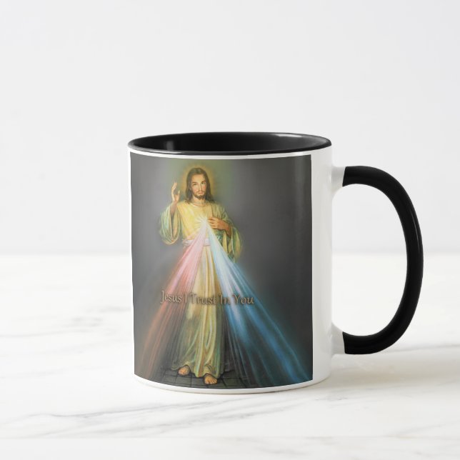 TAZA LA IMAGEN PIADOSA DE LA MISERICORDIA DIVINA (Derecha)
