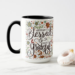 Taza La ingenua Bonito bendecida y agradecida inespirit