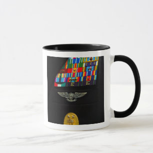 Taza La insignia del jefe del amo del comando