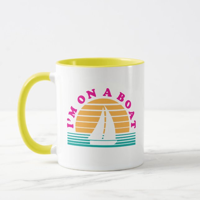 Taza La isla sola en un barco (Izquierda)