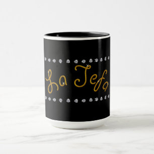 Taza La Jefa Bling