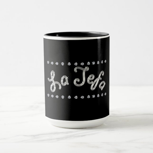 Taza La Jefa Bling (Centro)