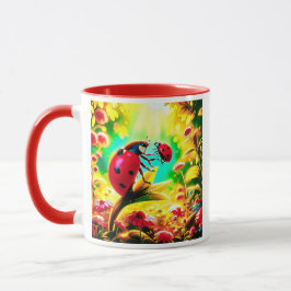 Taza La jolie coccinelle et son adorable bébé