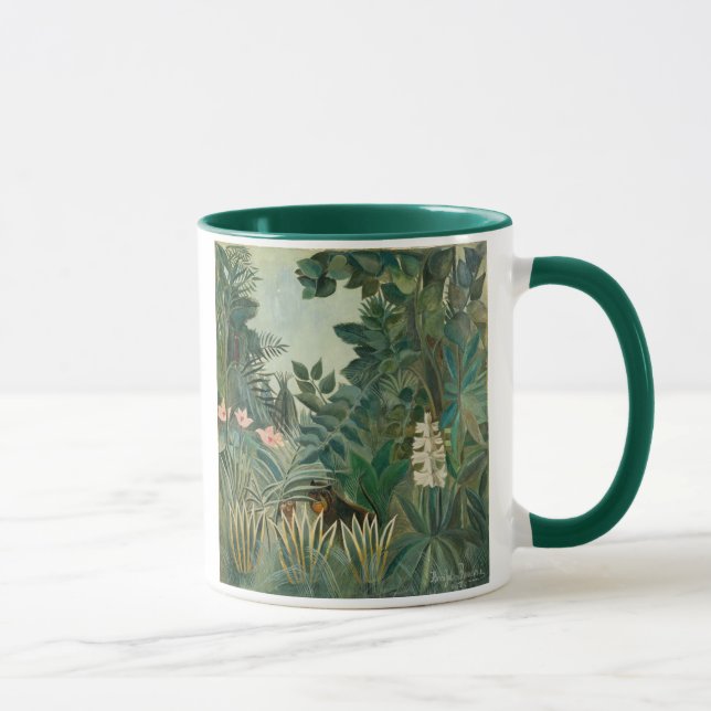 Taza La Jungle ecuatorial, 1909 (aceite en lona) (Derecha)