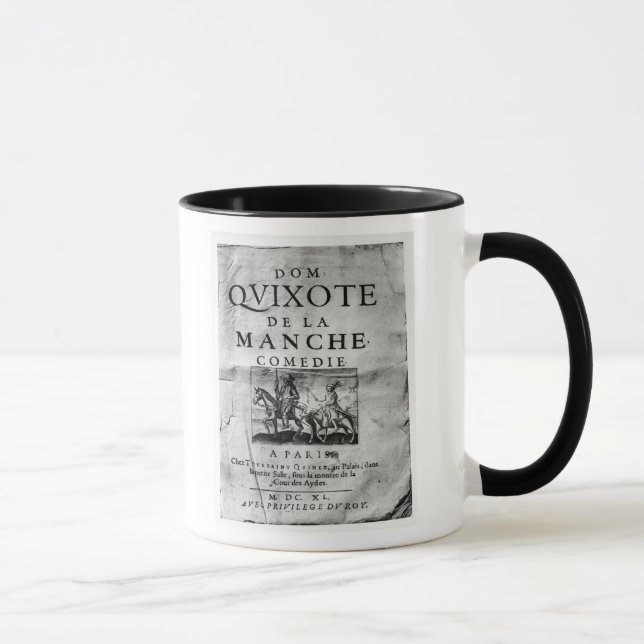 Taza La la Mancha Comedie de los Dom Quijote de (Derecha)