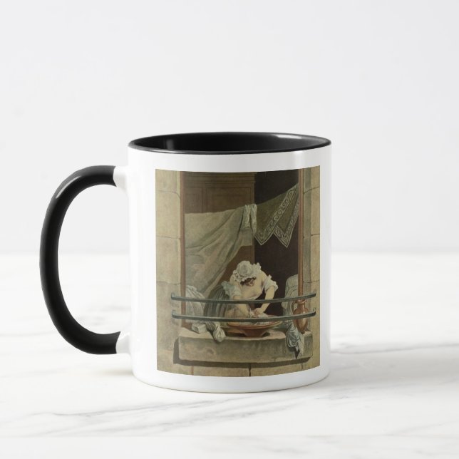 Taza La lavandera, grabada por J. Laurent Julien (c1 (Izquierda)