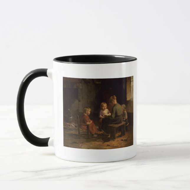 Taza La lección de la lectura (Izquierda)