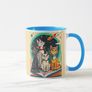 Taza La lectura abre una puerta a aventuras cósmicas de