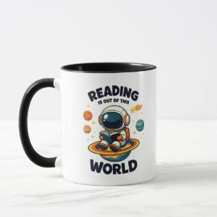 Taza La lectura está fuera de este mundo