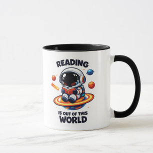 Taza La lectura está fuera de este mundo