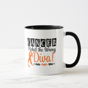 Taza La leucemia escogió a la diva incorrecta v2