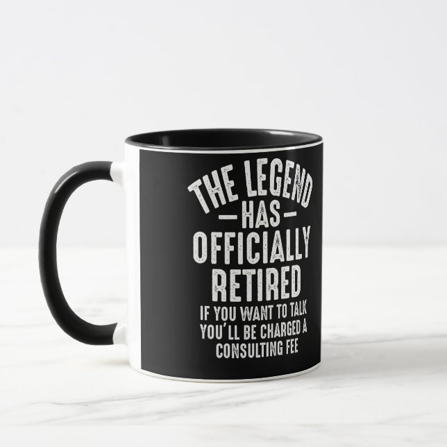 Taza La Leyenda Ha Renunciado Oficialmente (Izquierda)