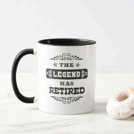 Taza La leyenda ha retirado regalos de retiro para muje