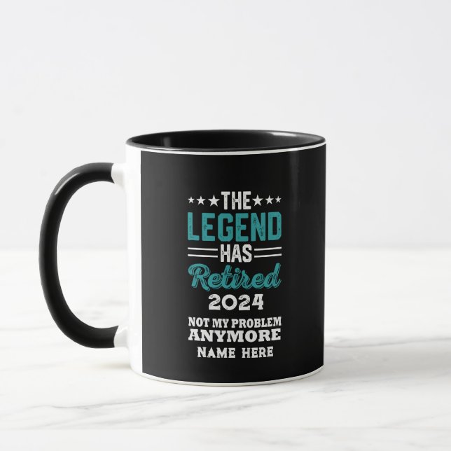 Taza La leyenda se ha retirado (Izquierda)