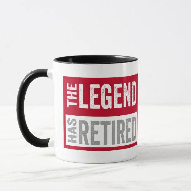 Taza La leyenda se ha retirado (Izquierda)