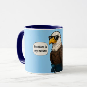 Taza La libertad es mi naturaleza Café Inspirador