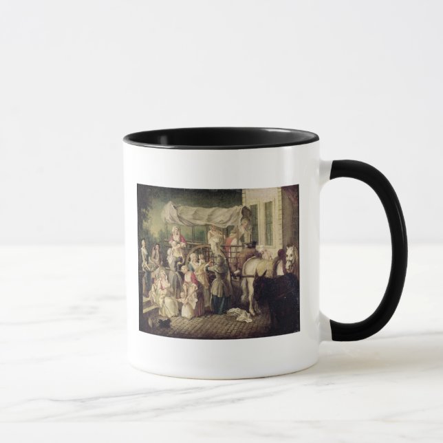 Taza La llegada de las nodrizas (Derecha)