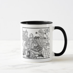 Taza La llegada de su majestad Charles (1600-49) Princ