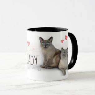 Taza La loca dama del gato