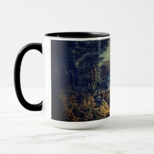 Taza La Luna de Cosecha, Currier e Ives: