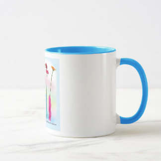 Taza La madre celebra las manos de sus niños