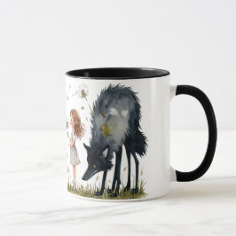 Taza La magia de los niños y el encanto de los lobos