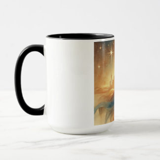 Taza "La majestuosa acuarela del rey de piel oscura"