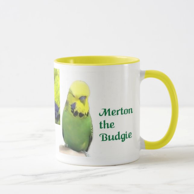 Taza La mamá ama a Merton. - Modificado para requisitos (Derecha)