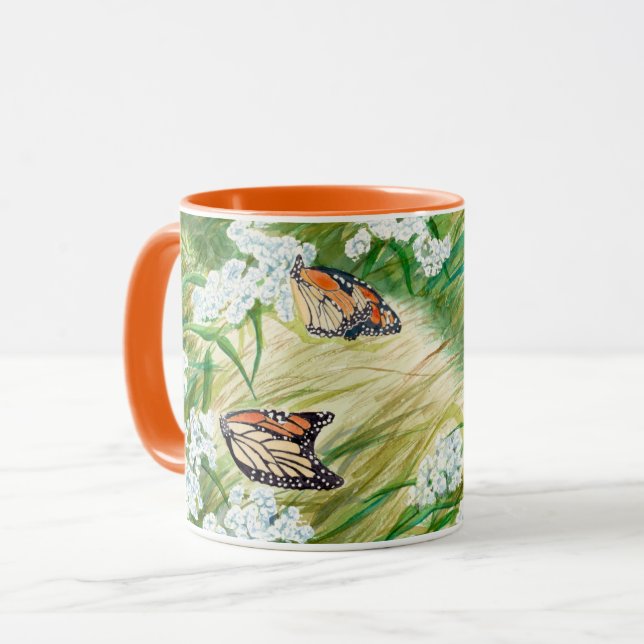Taza La mariposa monarca del café (Anverso izquierdo)