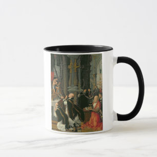 Taza La masa de St Gregory (aceite en lona)