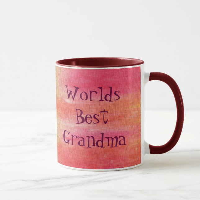Taza La mejor abuela de los mundos (Derecha)