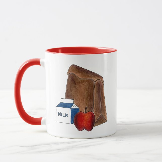 Taza La mejor cafetería del mundo para Lunch Lady (Izquierda)