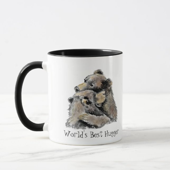 Taza La mejor cita del oso divertido más grande del mun (Izquierda)