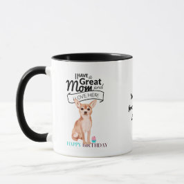 Taza La mejor diversión personalizada de CHIHUAHUA DOG