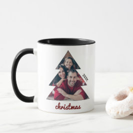 Taza La mejor familia pequeña del árbol de Navidad